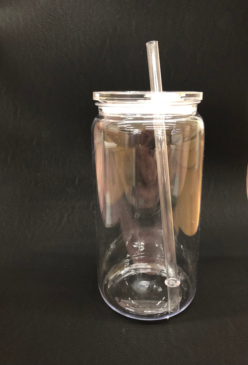 16oz Clear Cup-Clear Lid