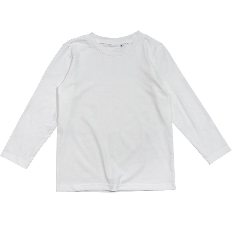 Polyester Long Sleeve T-Shirt - Cream