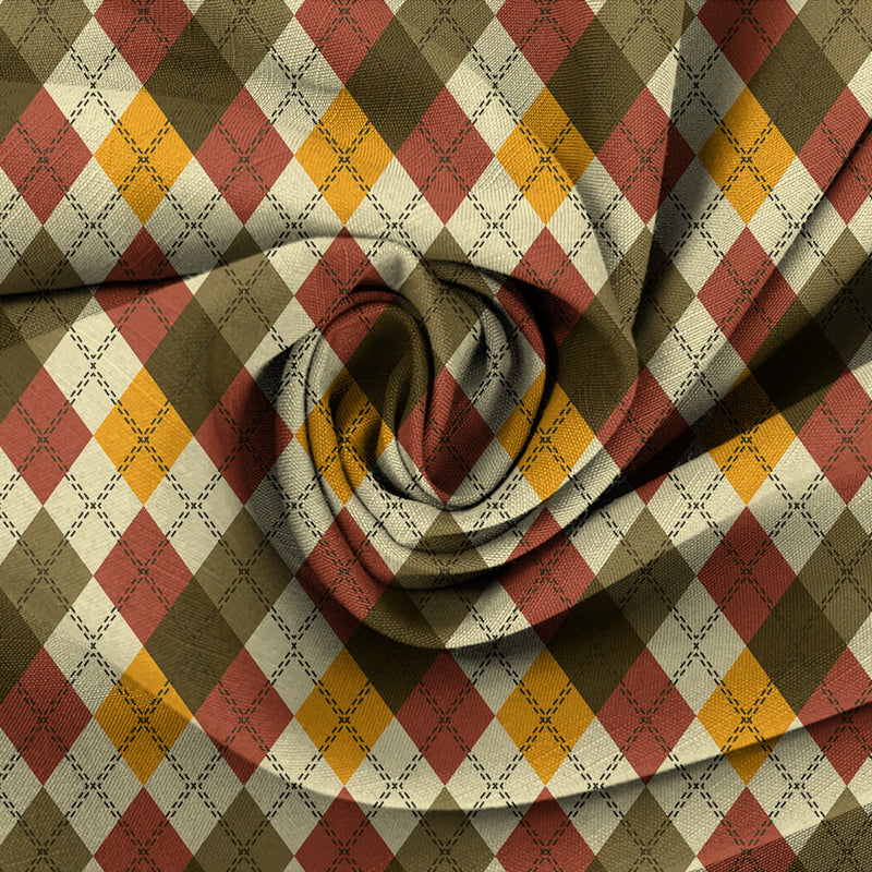 Autumn Arygle Fabric