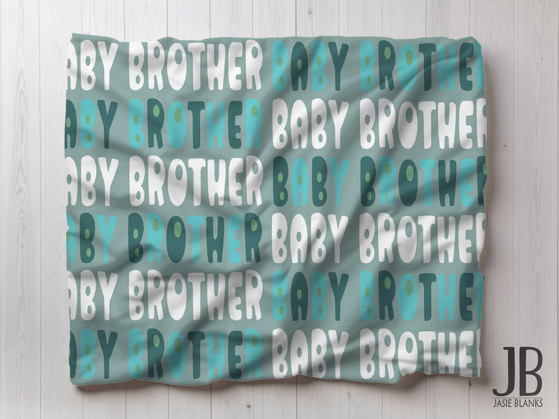 Baby Brother Plush Blanket