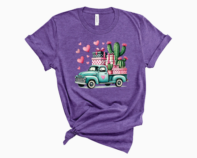 Blue Valentine Truck With Cactus - Transfer