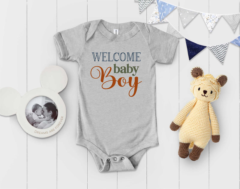 Boho Welcome Baby Boy - Transfer