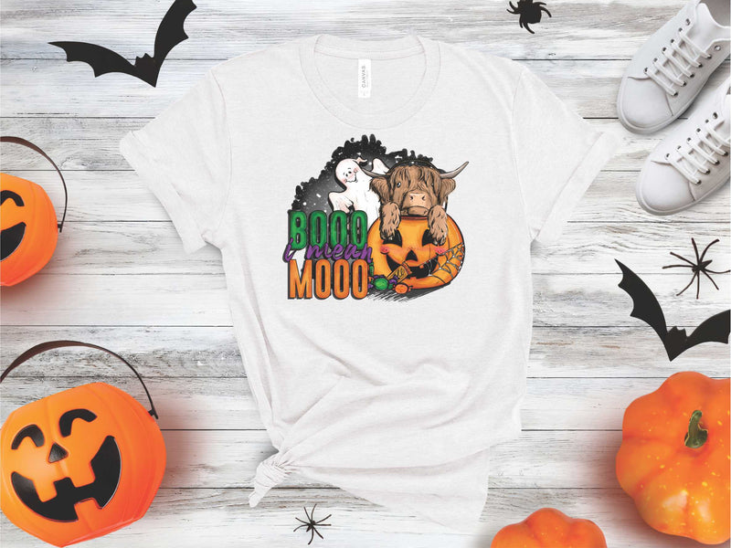 Boo I Mean Moo - Graphic Tee