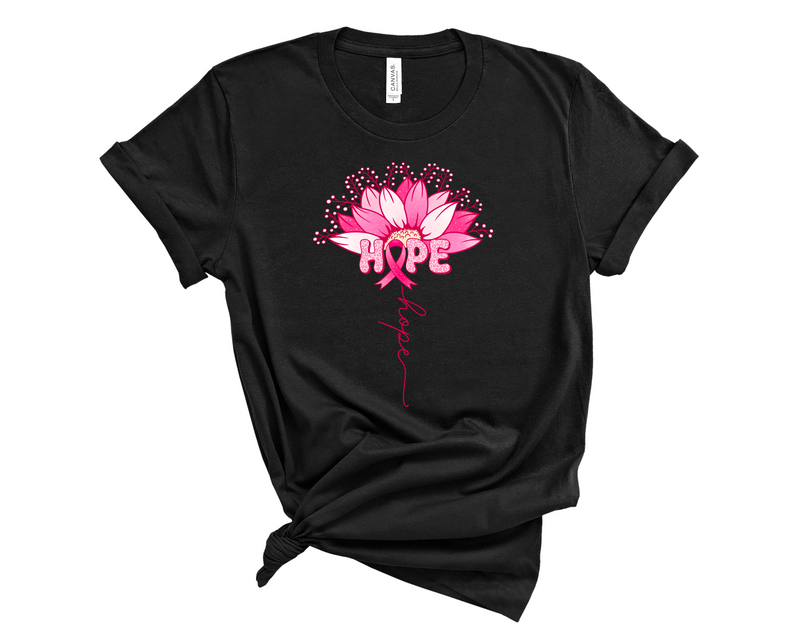 Breast Cancer Hope Leopard Flower- Transfer