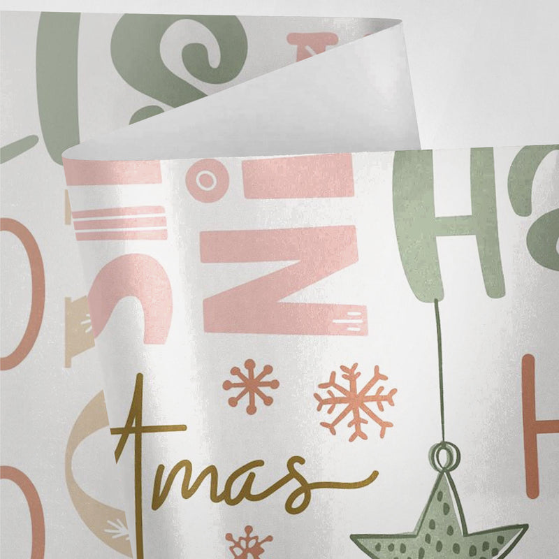 Christmas Phrases Wrapping Paper