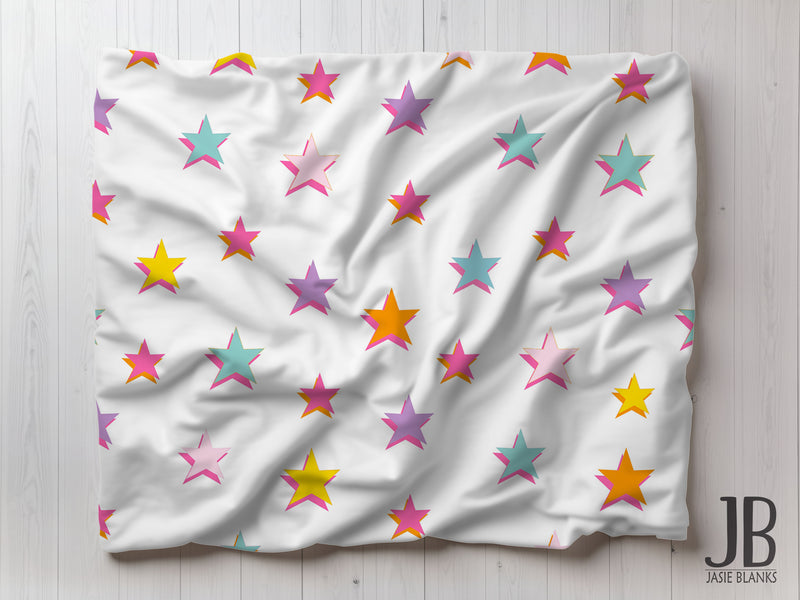 Colorful Stars Plush Blanket