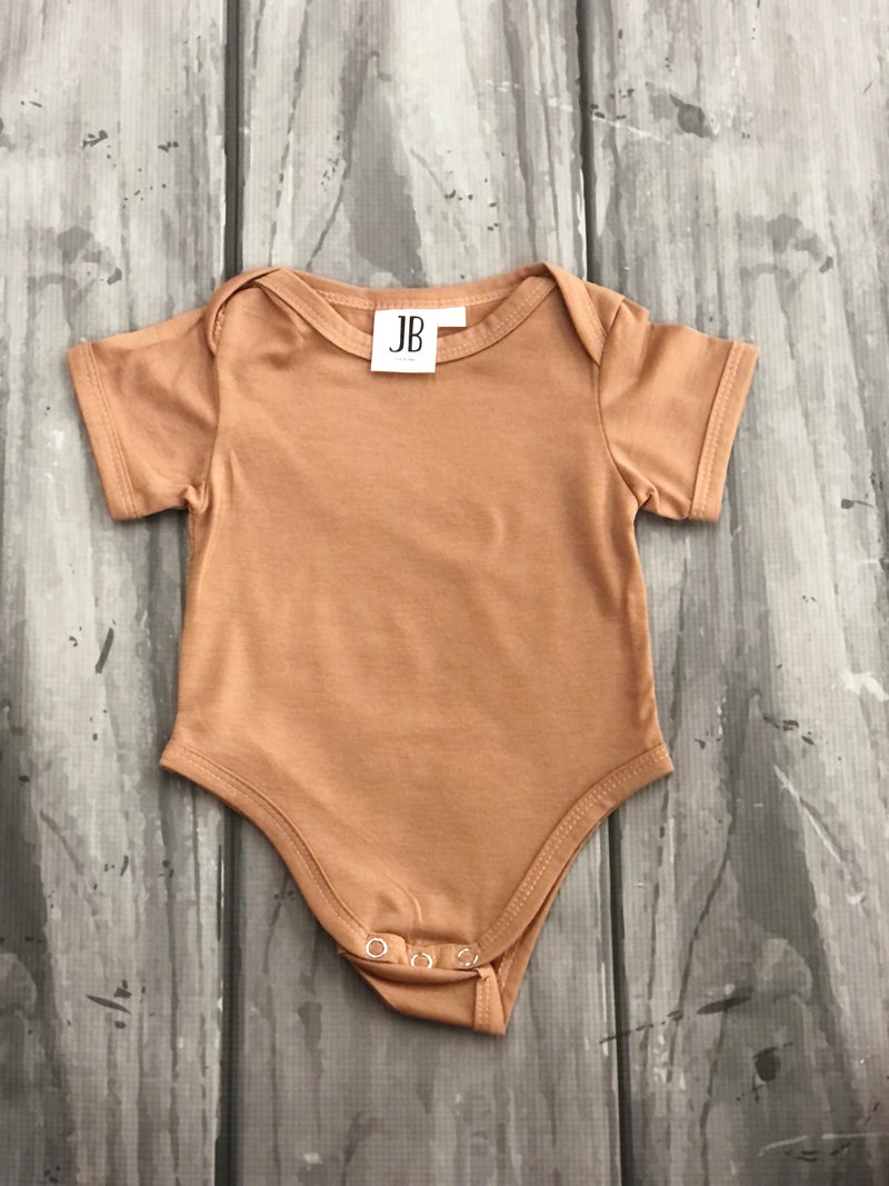 Polyester Infant Bodysuit - Mauve