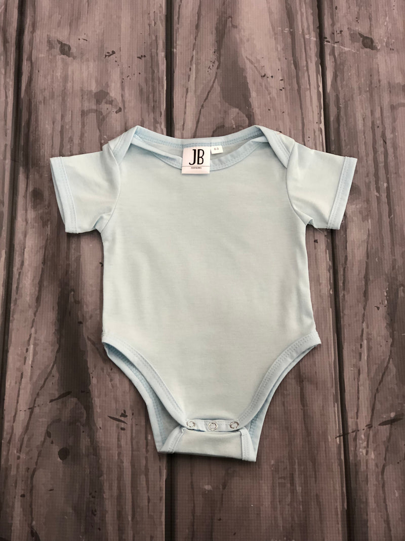Polyester Infant Bodysuit - Baby Blue