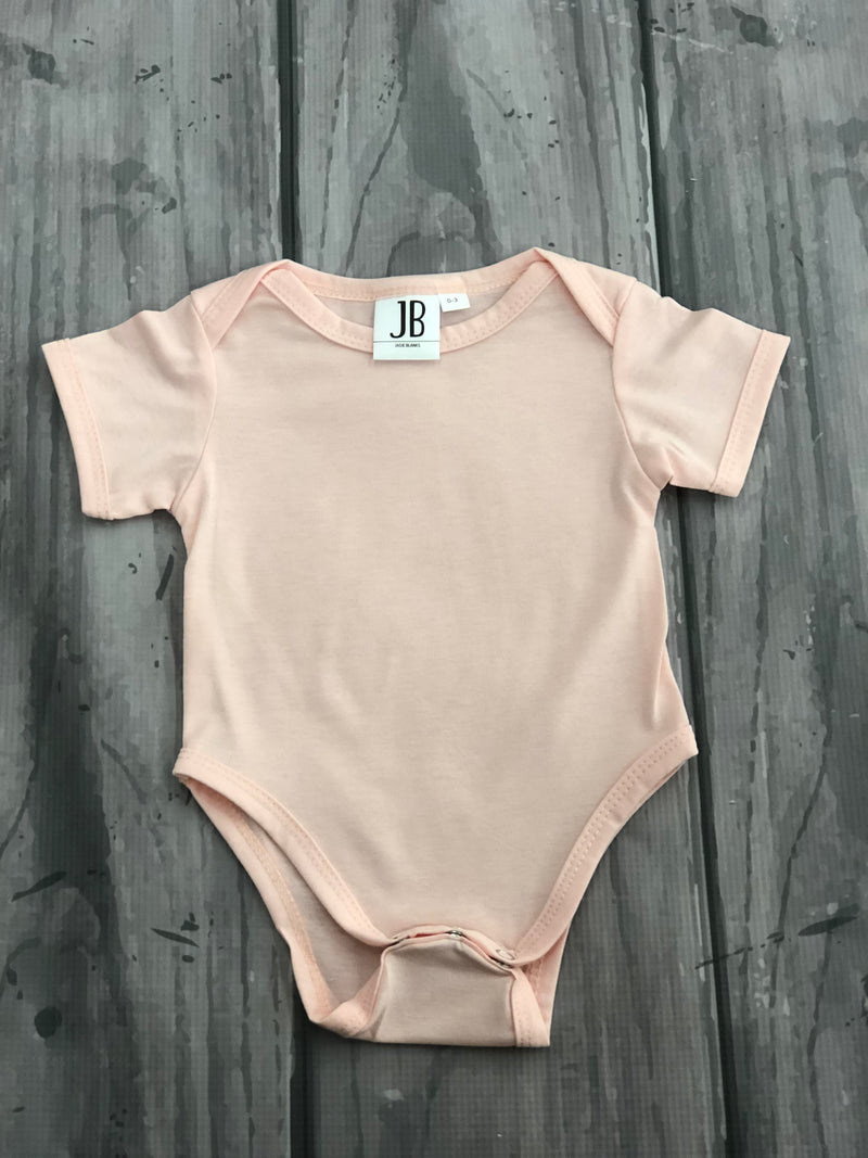 Polyester Infant Bodysuit - Blush