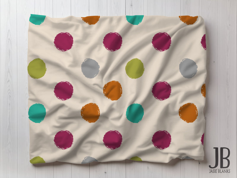Distressed Dots Plush Blanket