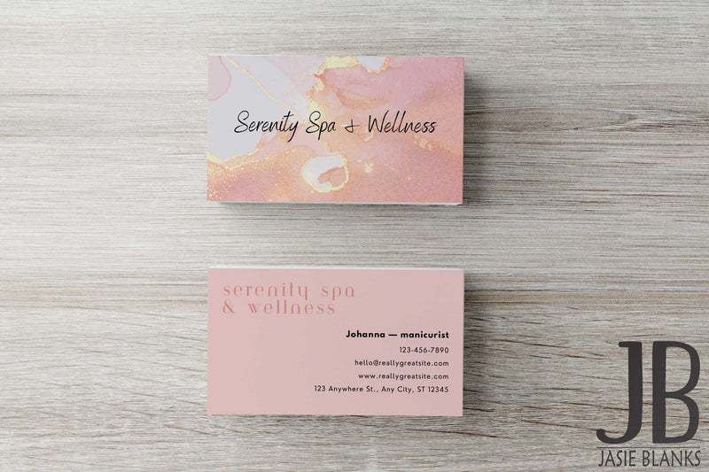 Golden Marble Business Card