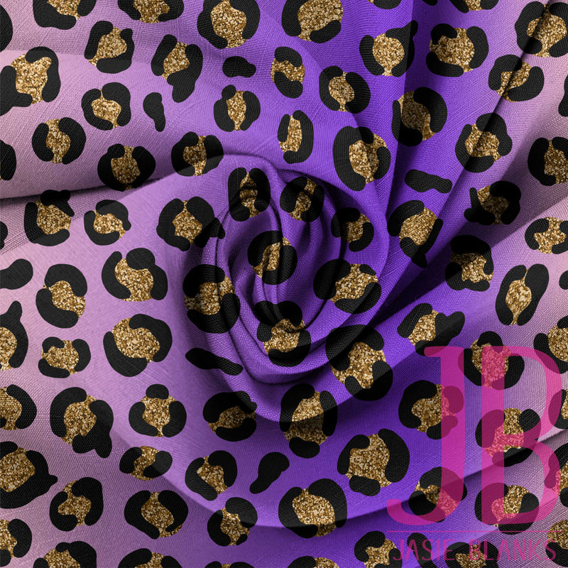 Gradient Leopard (Purple) Fabric