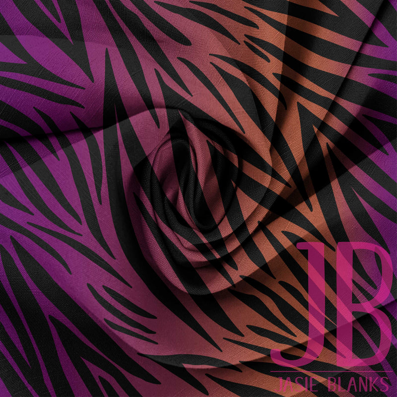 Gradient Zebra (Sunset) Fabric