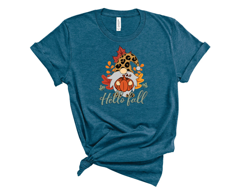 Hello Fall Gnome - Graphic Tee