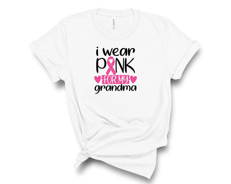 I Wear Pink For My Grandma-Transfer