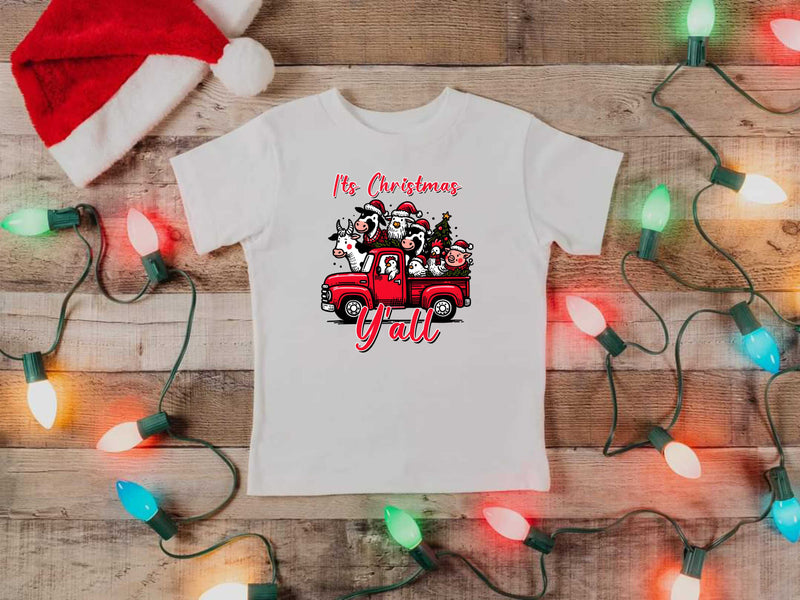 It's Christmas Ya'll Farm Truck - Graphic Tee