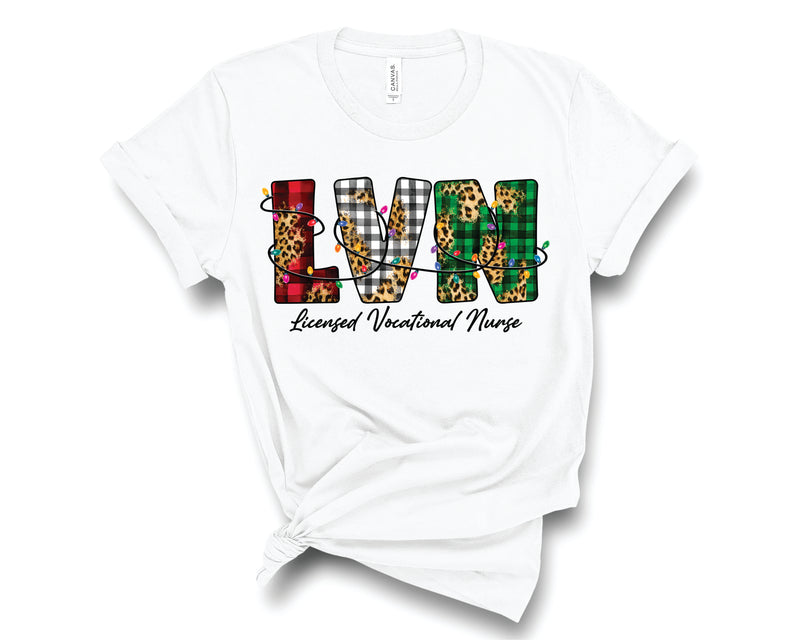 LVN Leopard Plaid - Graphic Tee