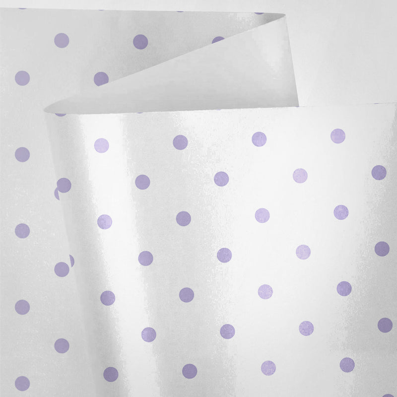 Lavender Polka Dots Wrapping Paper