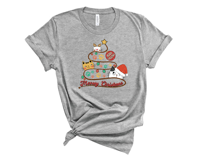 Meowy Christmas - Graphic Tee