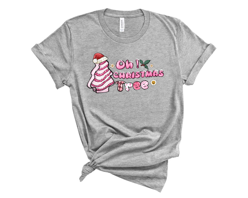 Oh Christmas Tree Cake Pink - Transfer