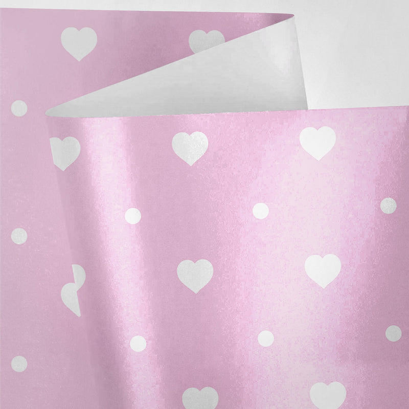 Pink Hearts Wrapping Paper