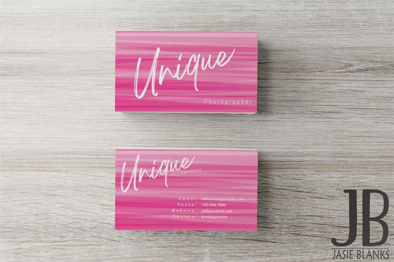 Pink Highlighter Business Card