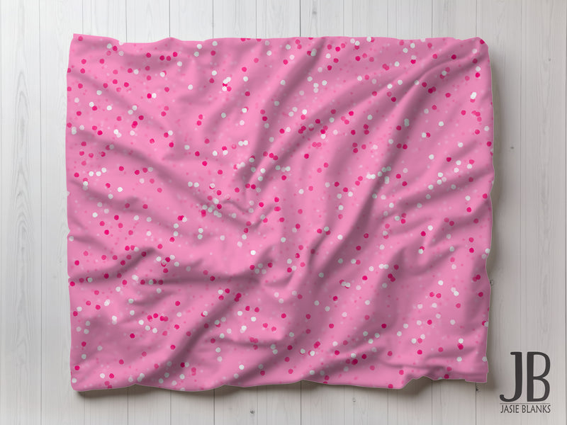 Pink Sparkles Plush Blanket
