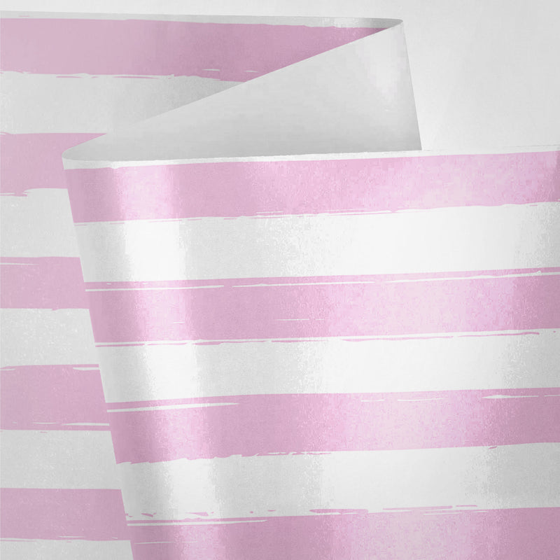 Pink Stripes Wrapping Paper