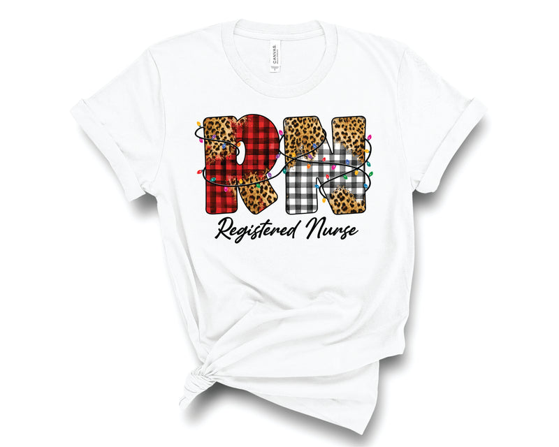 RN Leopard Plaid - Graphic Tee