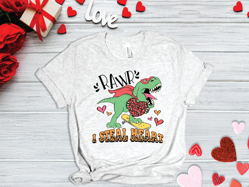 Rawr I Steal Heart Dino  - Transfer