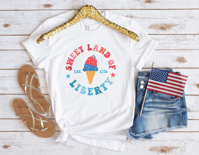 Sweet Land of Liberty- Ice Cream- Transfer