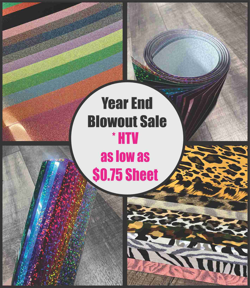 YEAR END SALE -- Heat Transfer Vinyl