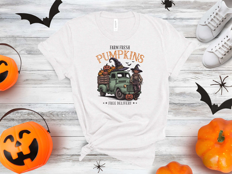 Farm Fresh Pumpkins-Halloween Truck- Transfer