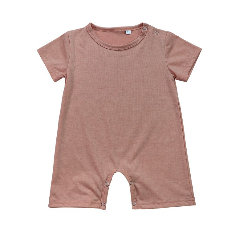 Infant T-Shirt Romper - Mauve