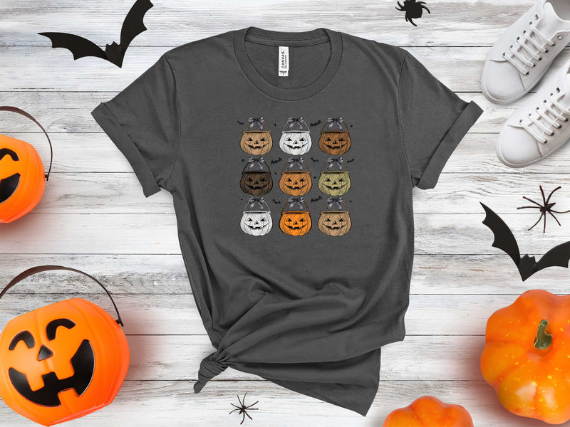 Pumpkin Trick Or Treat Bags-Transfer