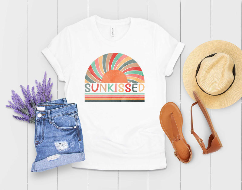 Sunkissed- Retro Colorful- Transfer