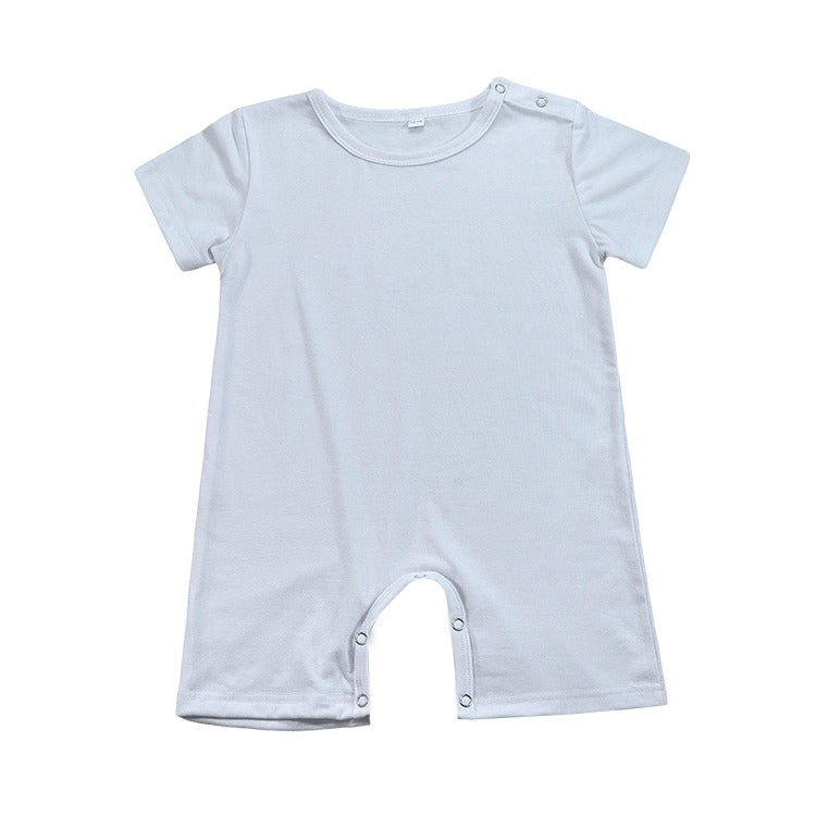Infant T-Shirt Romper - White
