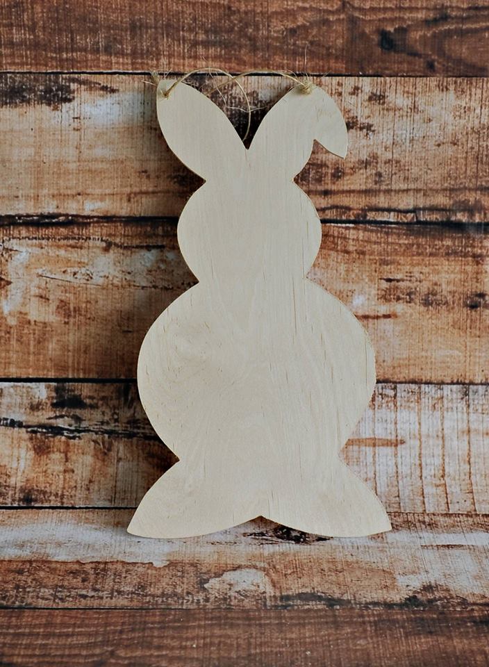 Wood -  Easter Bunny