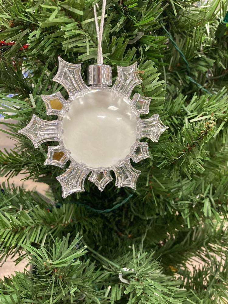 Sublimation Snowflake Acrylic Ornament