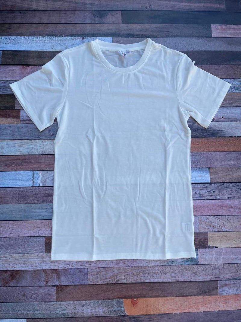 Polyester T-Shirt - Cream