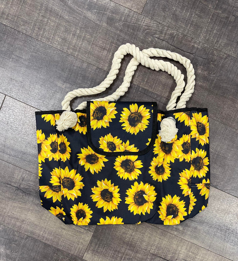 Patterned Beach Tote
