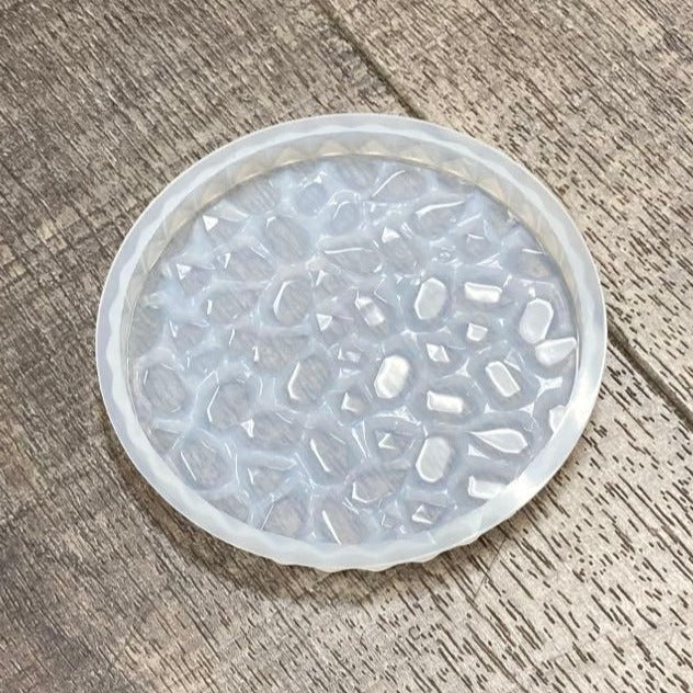 Mosaic Circle Coaster Silicone Mold