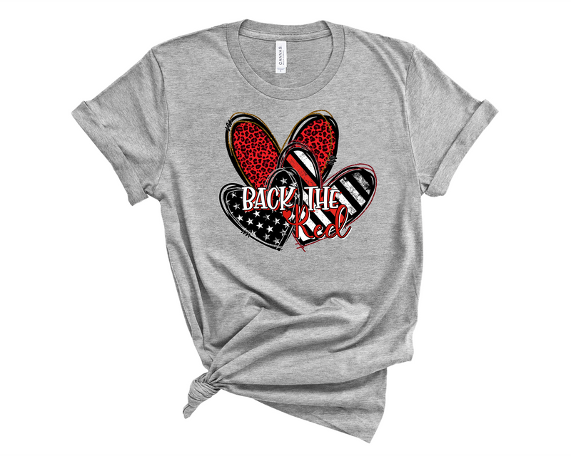 Back The Red Hearts - Graphic Tee