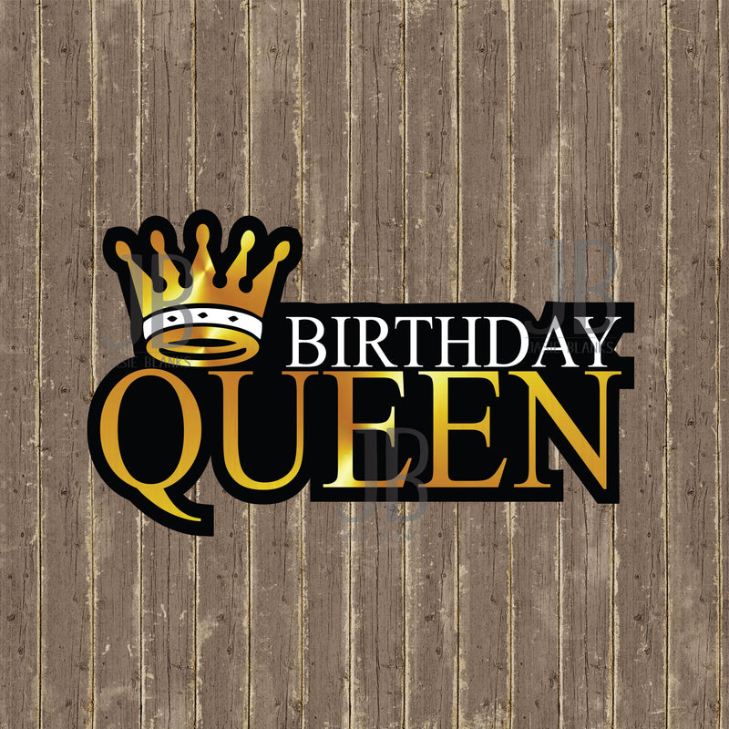 Birthday Queen Photo Prop