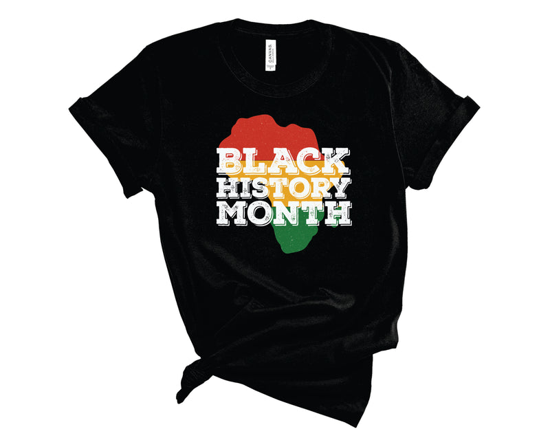 Black History Month White  - Graphic Tee