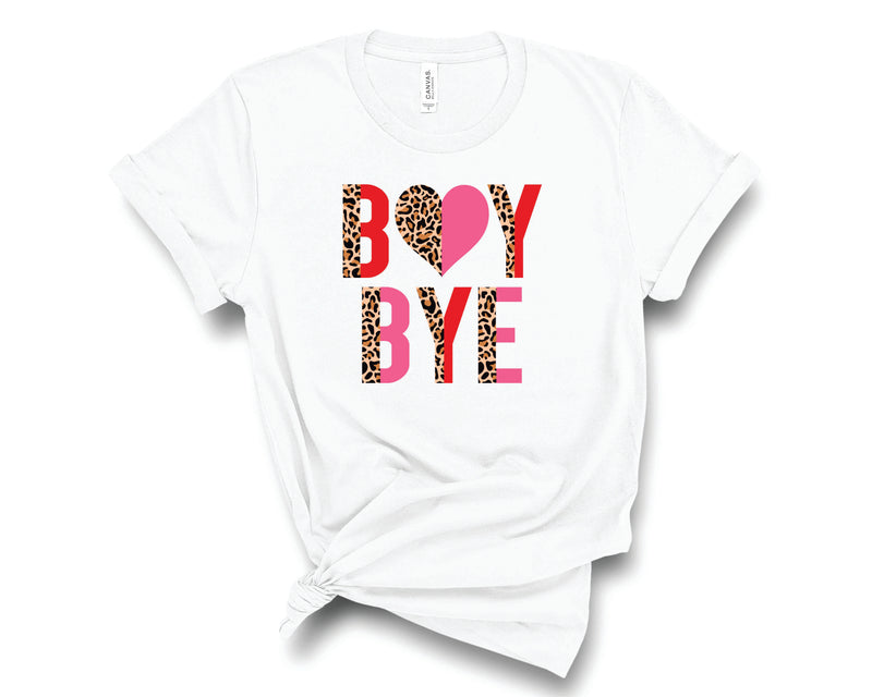 Boy Bye Half Leopard - Graphic Tee