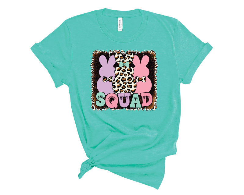 Bunny Squad Pastel Leopard - Graphic Tee