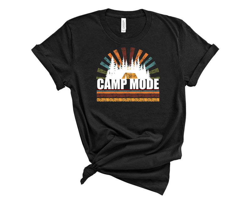 Camp Mode Burst White - Graphic Tee