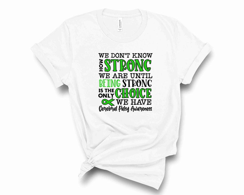 Cerebral Palsy Awareness- Graphic Tee