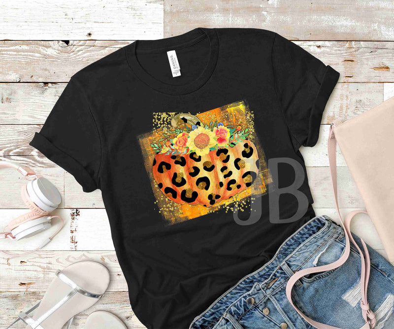 Cheetah Print Pumpkin- Transfer